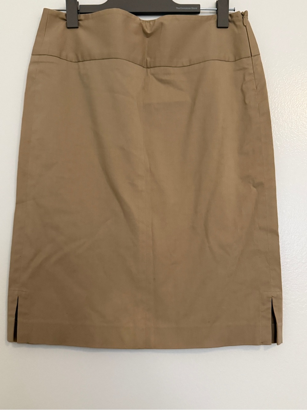 Theory Tan Pencil Skirt in Khaki/Tan-Tone